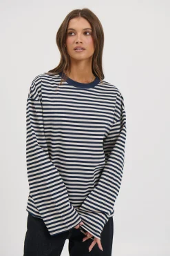 Sadie Long Sleeve Navy