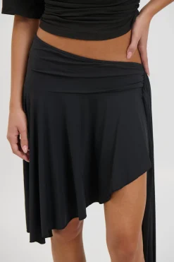 Safari Midi Skirt Noir