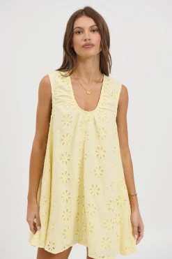 Samira Mini Dress Lemon