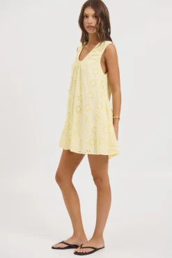 Samira Mini Dress Lemon