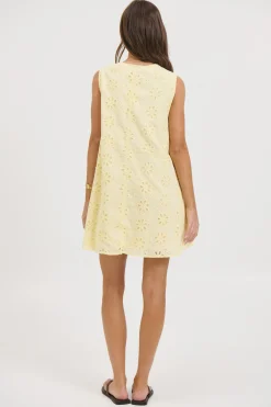Samira Mini Dress Lemon