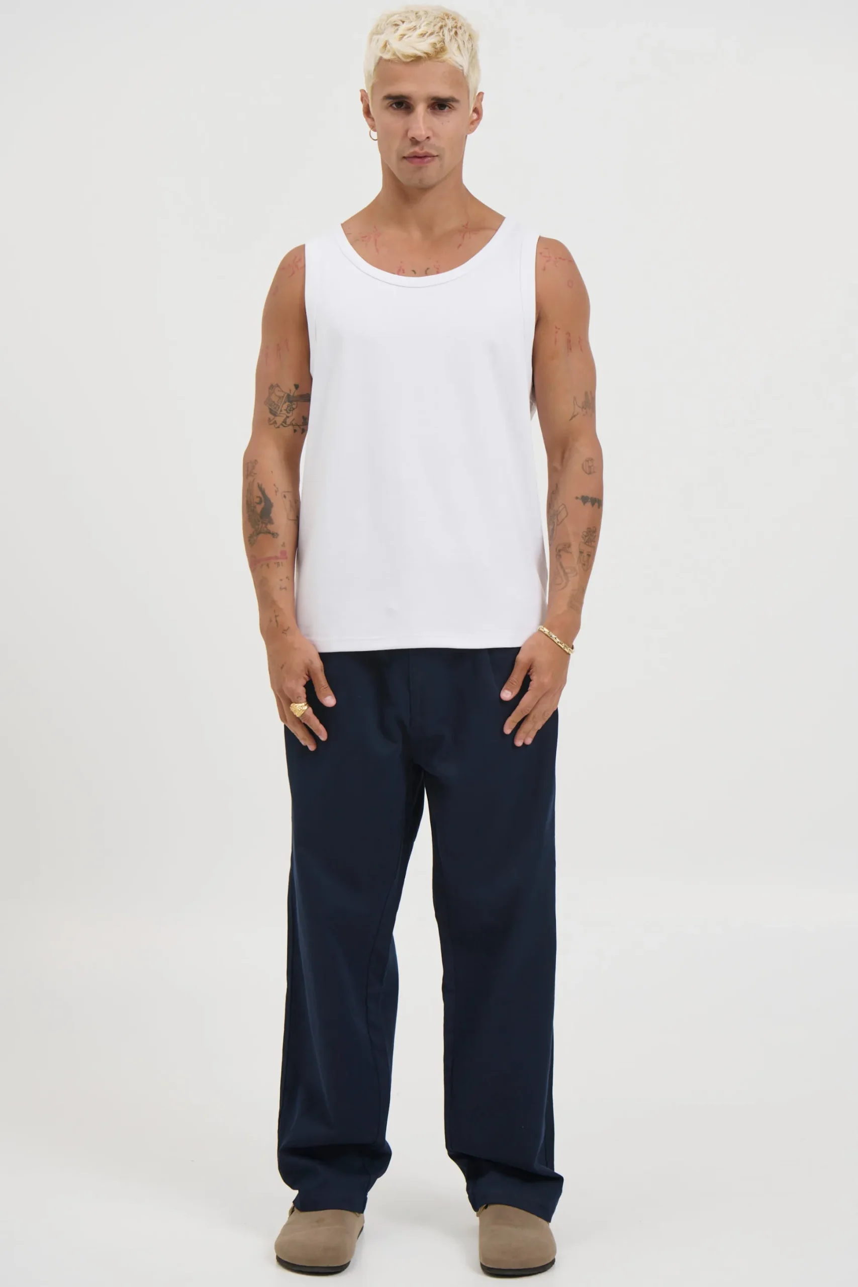 Santiago Relaxed Pant Navy