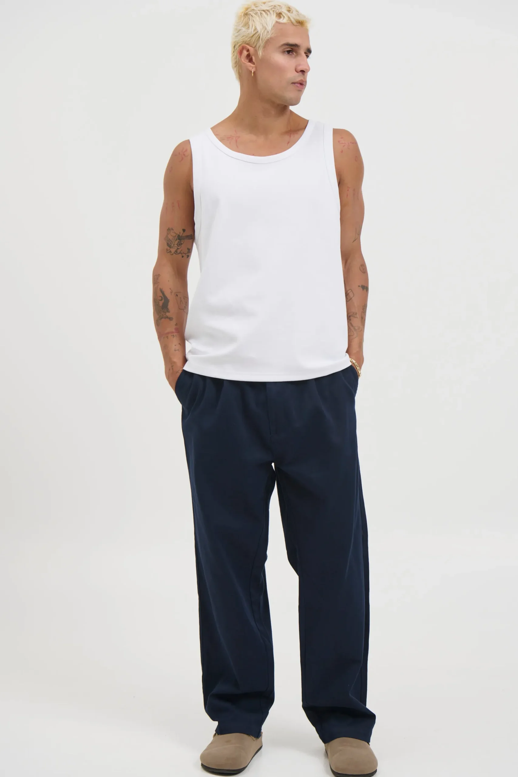 Santiago Relaxed Pant Navy