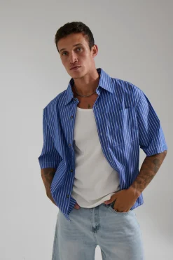 Scott Shirt Blue Stripe