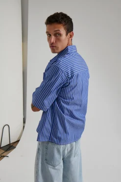 Scott Shirt Blue Stripe