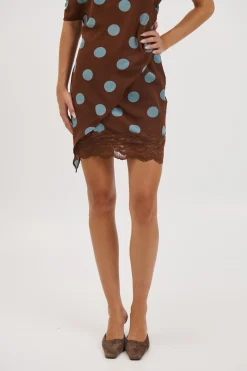 Shay Mini Skirt Chocolate
