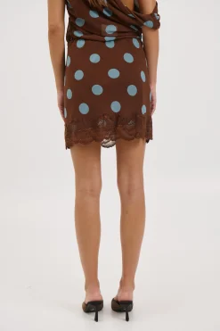 Shay Mini Skirt Chocolate