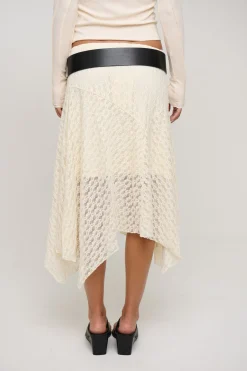 Shea Midi Skirt Cream