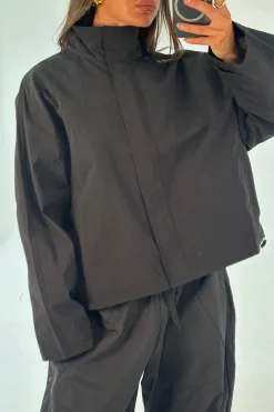 Shoreline Windbreaker Noir