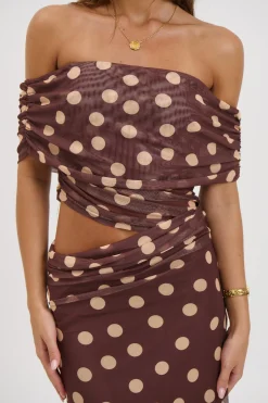 Skylar Midi Dress Mocha