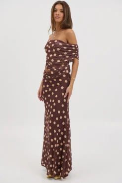 Skylar Midi Dress Mocha