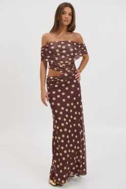 Skylar Midi Dress Mocha