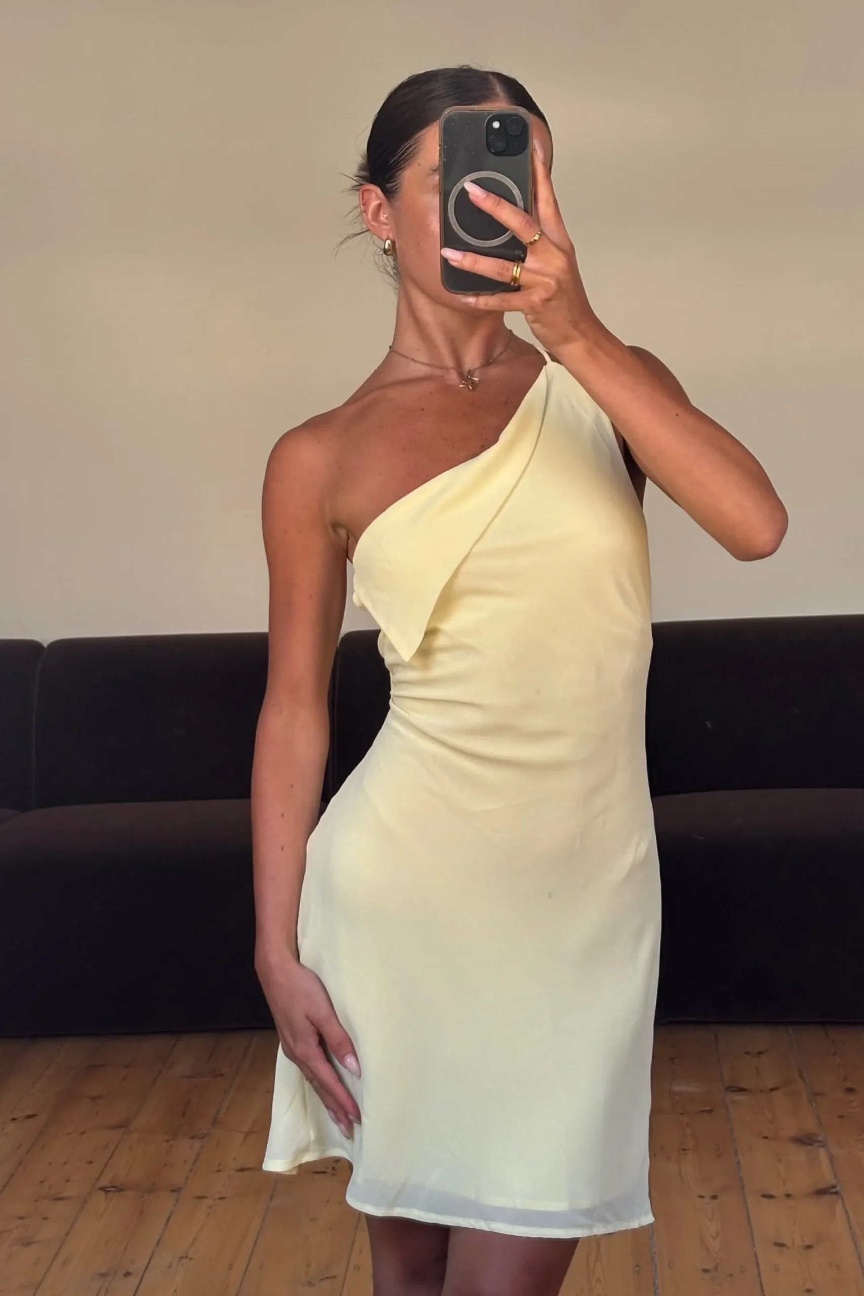 Sophie Mini Dress Lemon