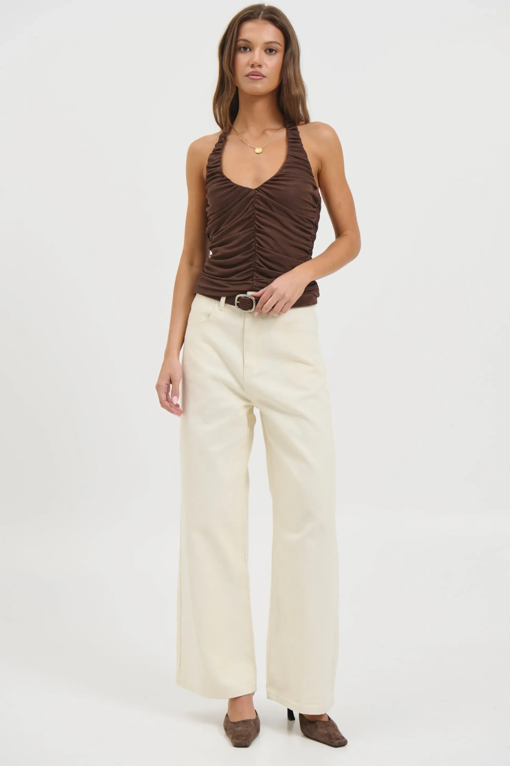 Starla Halter Top Choc