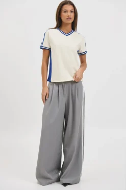 Starlet Tee Midnight Stripe