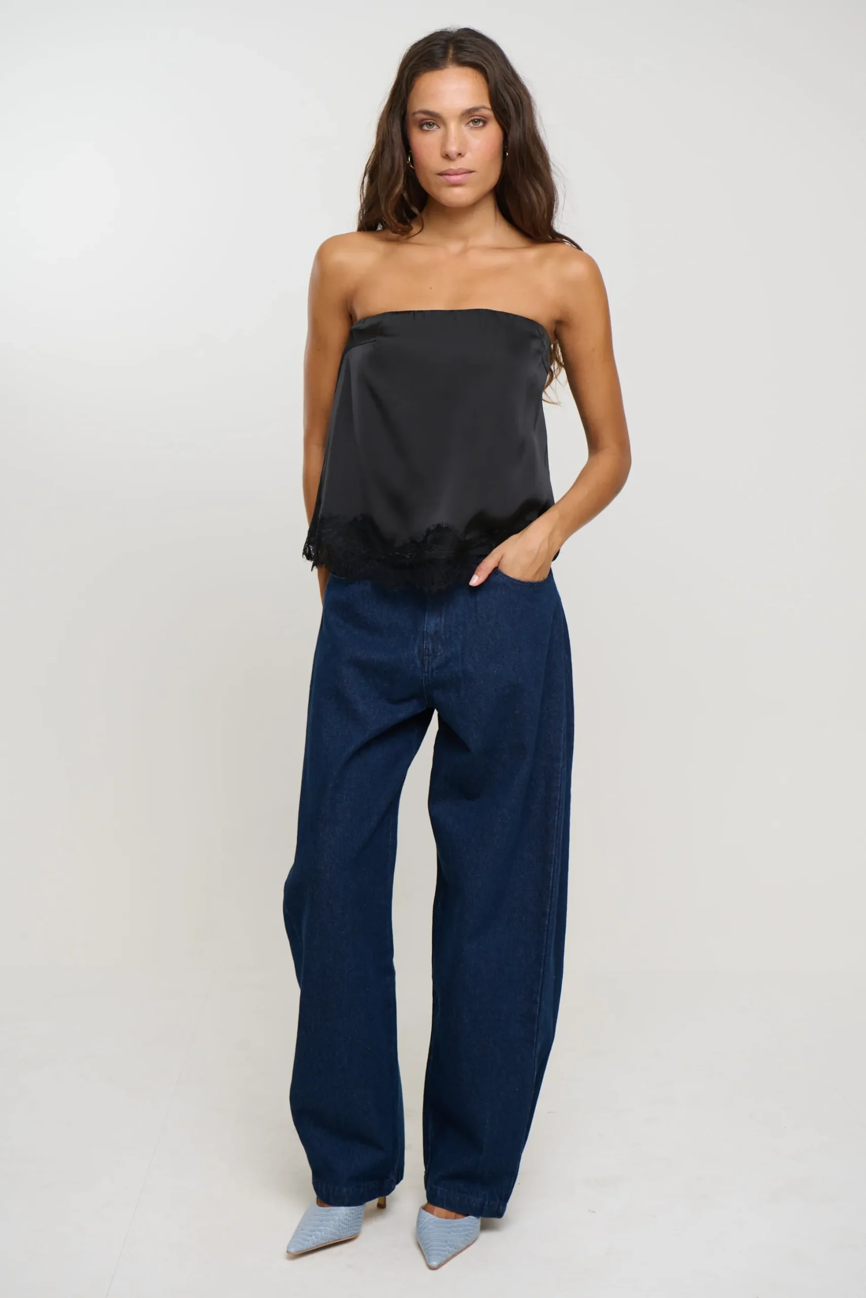 Stassie Strapless Top Black