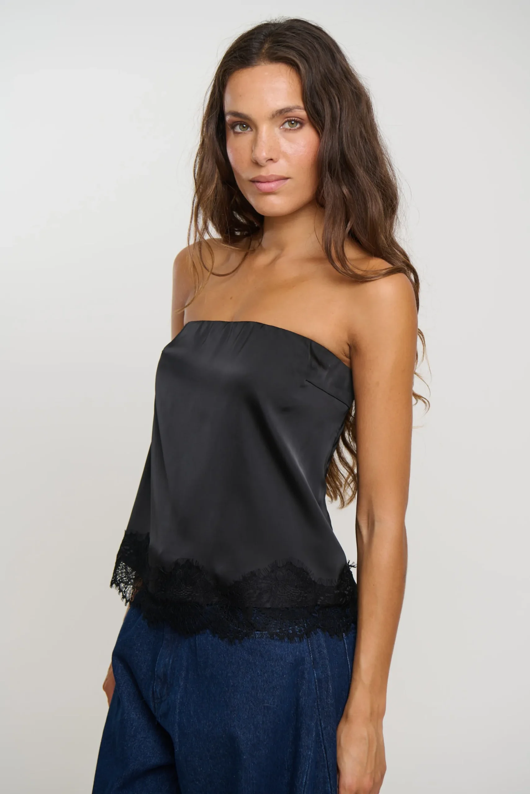 Stassie Strapless Top Black