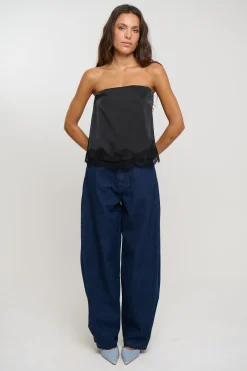 Stassie Strapless Top Black