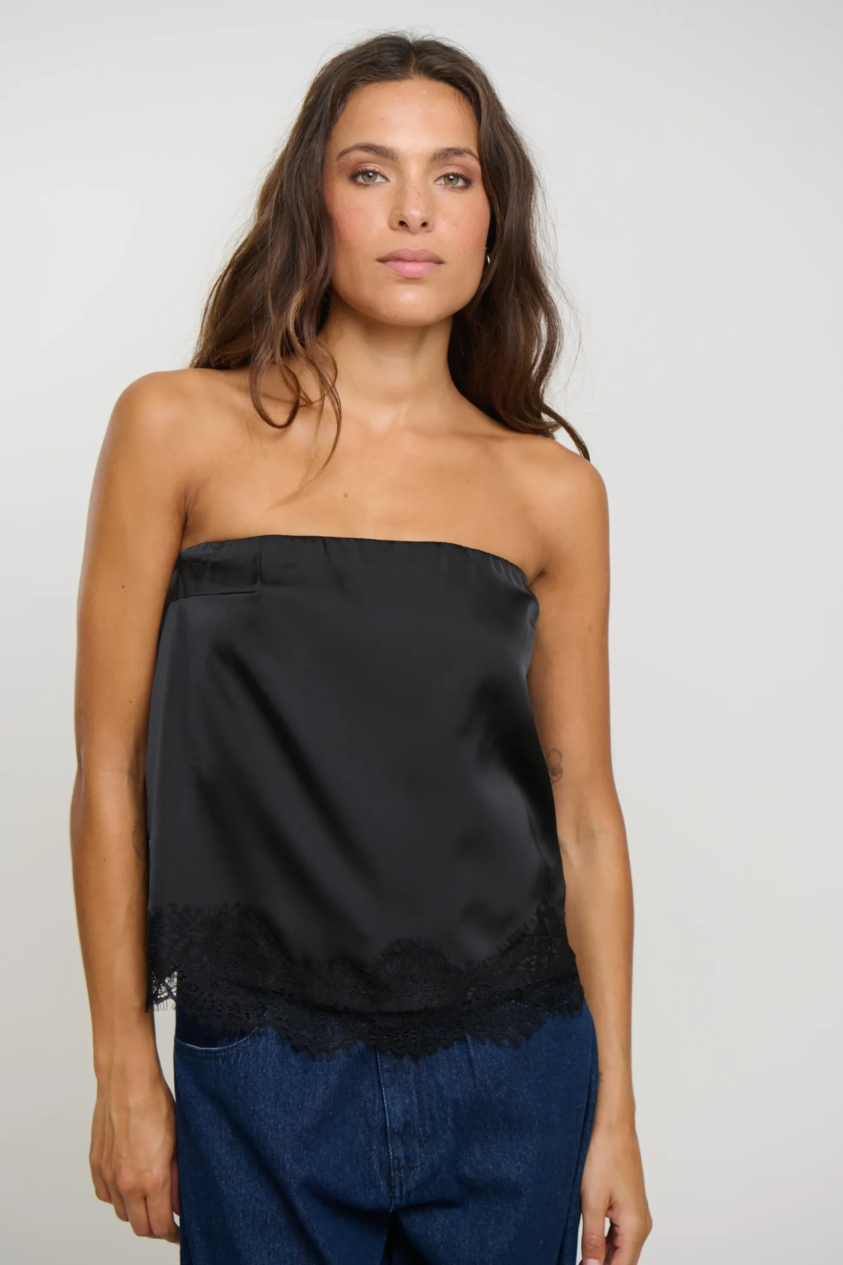 Stassie Strapless Top Black