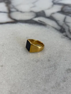Statement Signet Ring Gold
