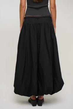 Stevie Midi Skirt Black