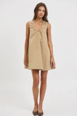 Sydney Mini Dress Latte