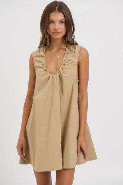 Sydney Mini Dress Latte