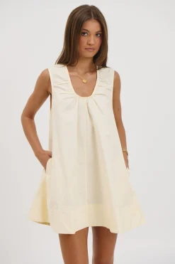 Sydney Mini Dress Lemon