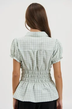 Talia Short Sleeve Shirt Sage