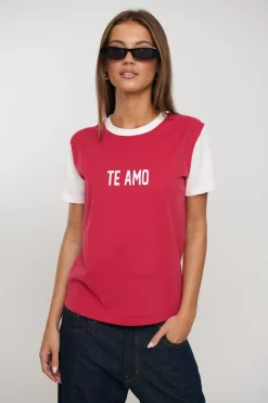 Te Amo Tee Crimson