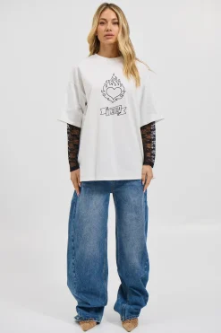 Tequila Lace Tee White