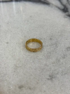 Texture Ring Gold