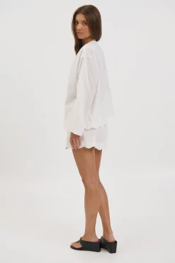 Tianna Scallop Set White