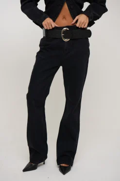 Tilly Bootleg Jean Backstage Black