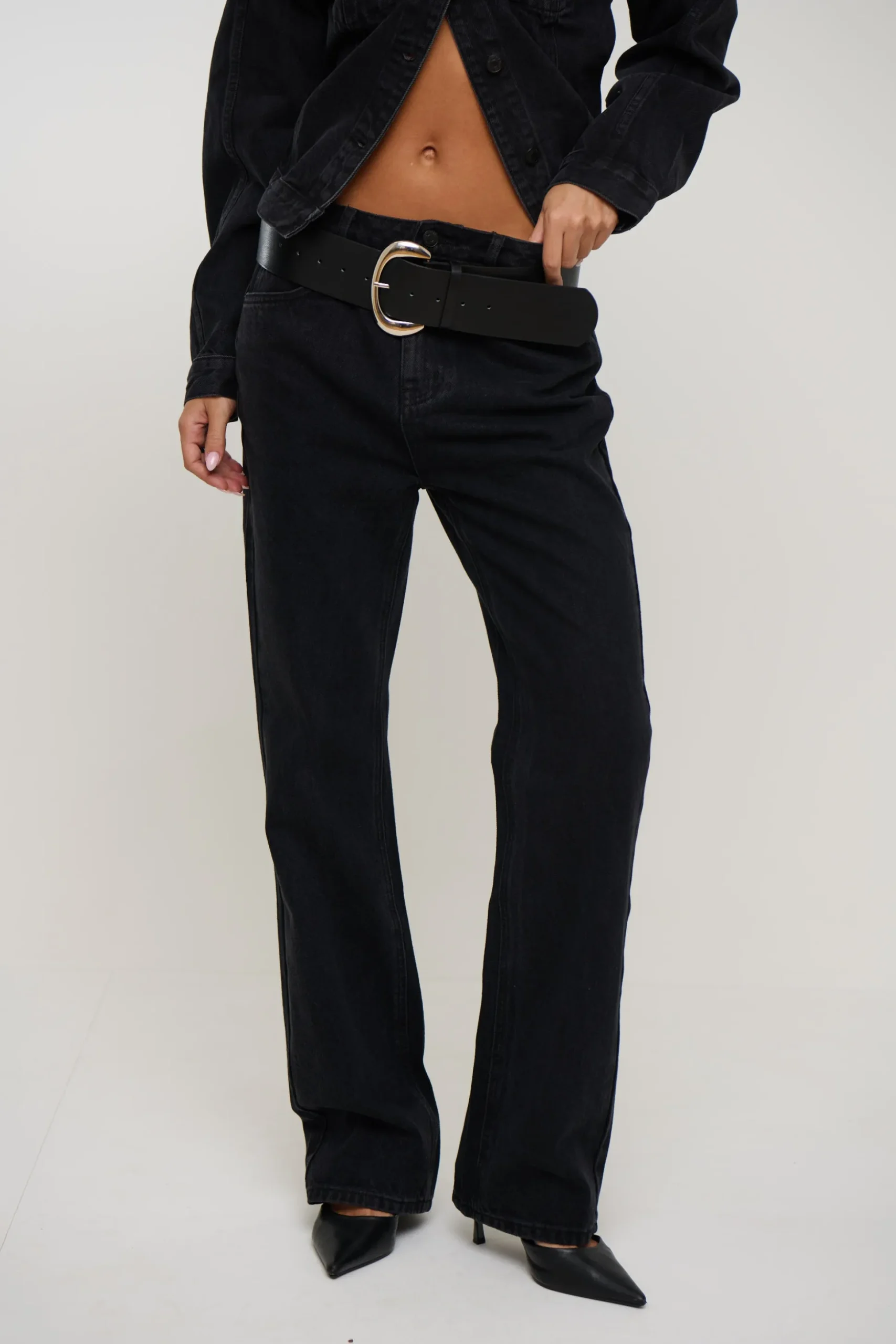 Tilly Bootleg Jean Backstage Black