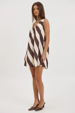 Tye Mini Dress Tiramisu