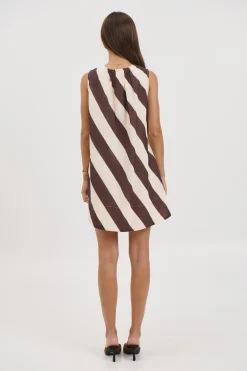 Tye Mini Dress Tiramisu