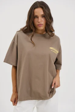 Unisex Bronze Snake Classic Tee Army