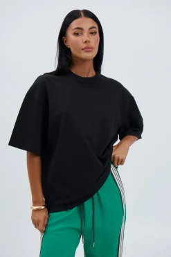 Unisex Emmett Box Tee Black