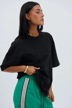 Unisex Emmett Box Tee Black