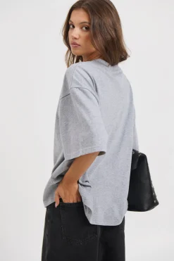 Unisex Emmett Box Tee Grey