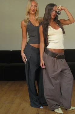 Unisex Josh Baggy Pant Dark Grey