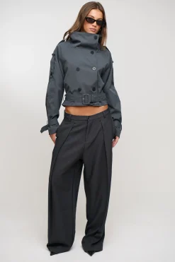 Unisex Josh Baggy Pant Dark Grey