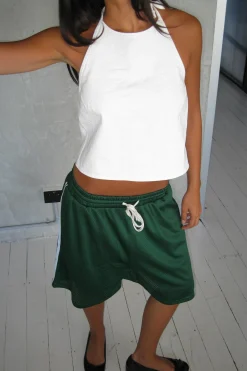 Unisex Julian Mesh Short Emerald