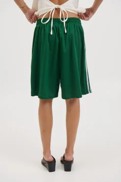 Unisex Julian Mesh Short Emerald