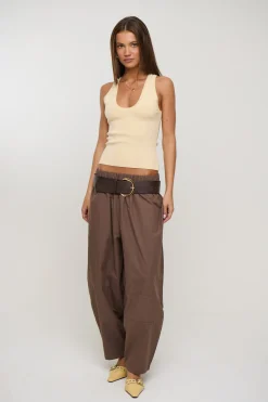 Unisex Julius Baggy Pant Mocha