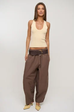 Unisex Julius Baggy Pant Mocha