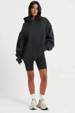 Unisex Roman Oversize Hoodie Black
