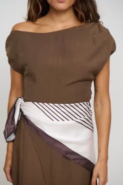 Vail Maxi Dress Chocolate