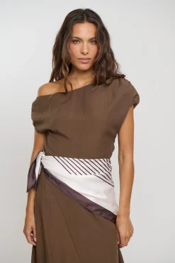 Vail Maxi Dress Chocolate